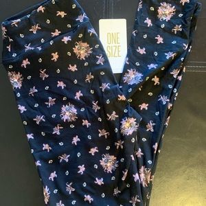 Disney Lularoe Ursula OS Leggings